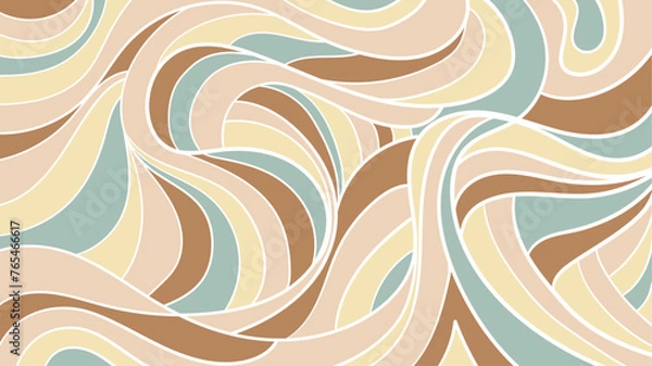 Obraz background image abstract curves pastel