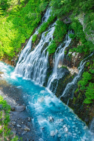 Obraz 白ひげの滝