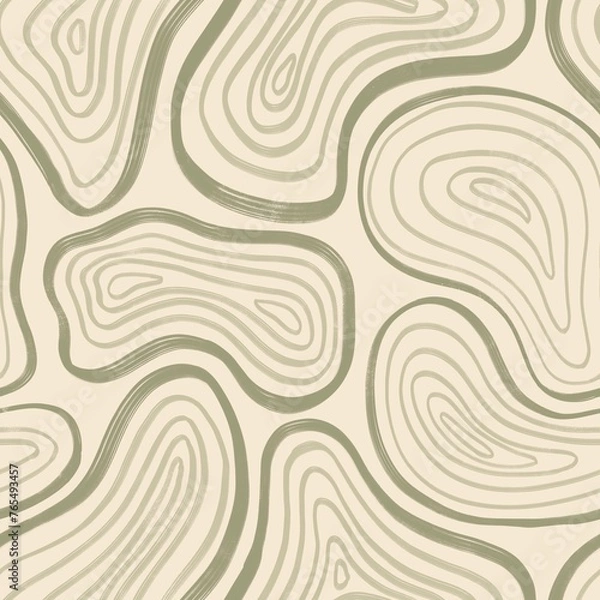 Fototapeta abstract seamless pattern with circles background 