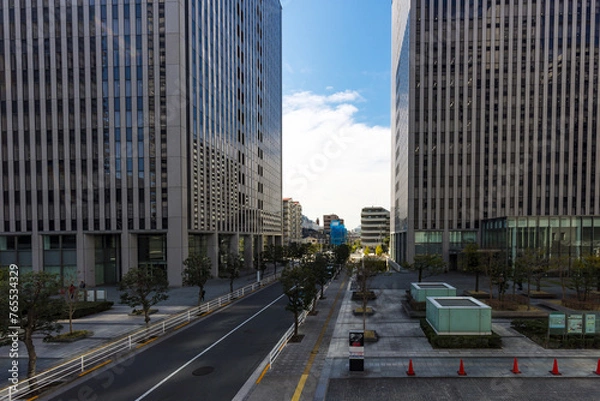 Obraz (東京都-都市風景)品川のオフィスビル２