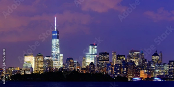 Fototapeta New York City night