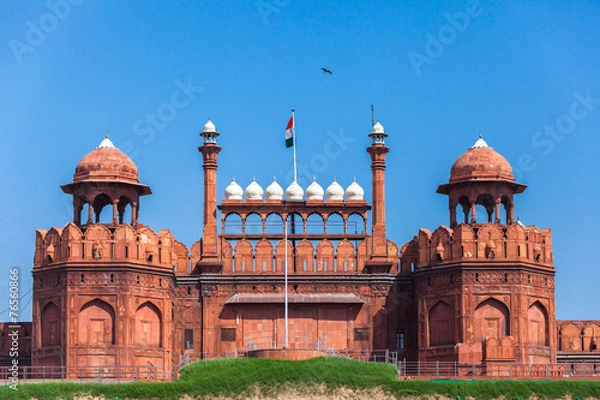 Obraz Red Fort in Delhi, India.