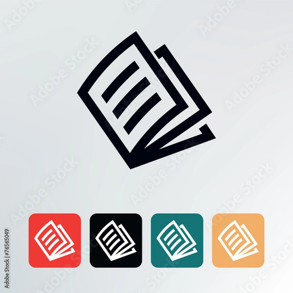 Obraz ikona książki.