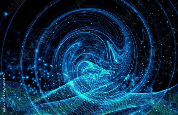 Fototapeta abstract technology background