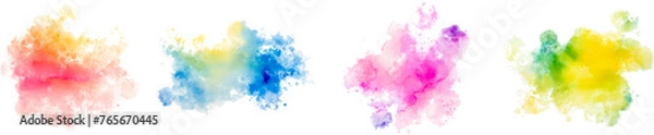 Fototapeta watercolor vector stains; background for texts