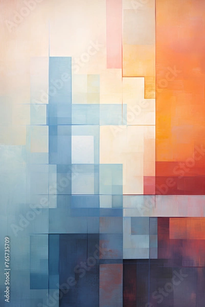 Fototapeta The Beauty of the Cosmos: Geometric Harmony Unveiled 