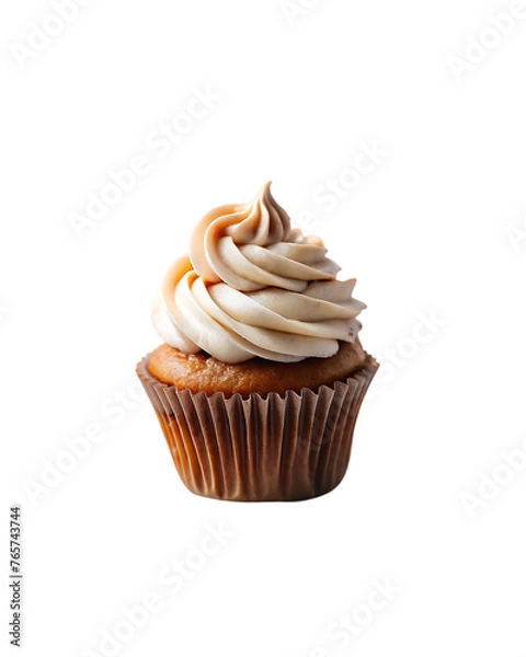 Obraz Freshly cupcake png isolated on transparent background