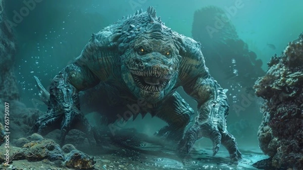 Fototapeta monster character scary mystical.