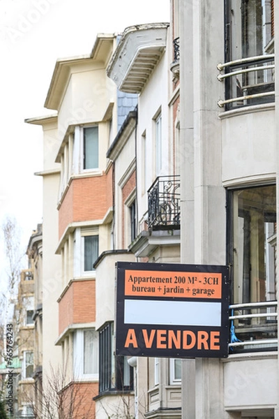 Obraz logement immobilier A vendre vente affiche appartement
