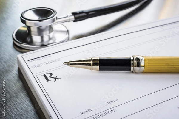 Obraz recepta lekarza