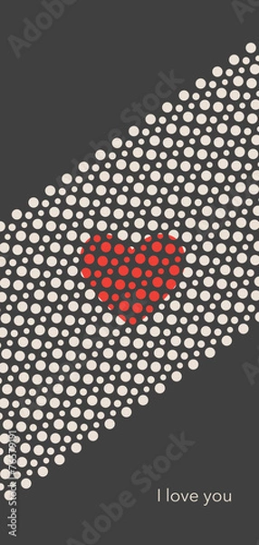 Fototapeta serce tło valentine