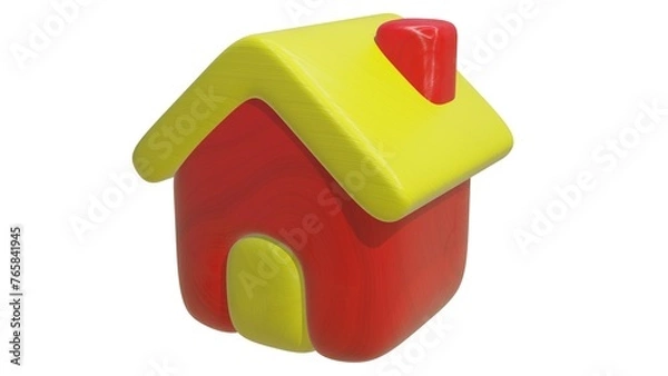 Fototapeta Ein kleines Holzhäusschen