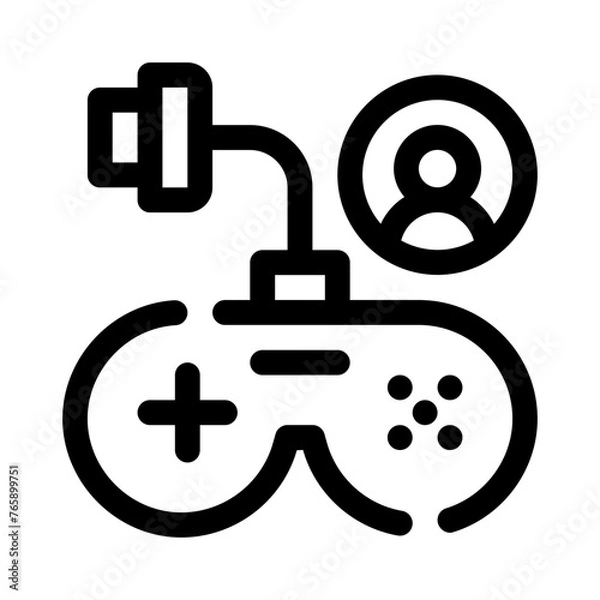 Fototapeta opponent line icon