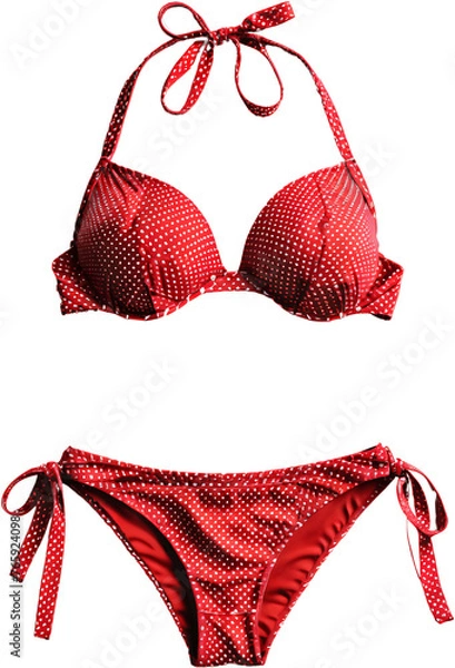 Obraz red bikini