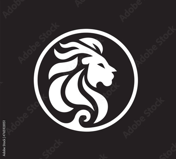 Fototapeta lion head 