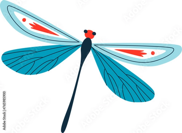Fototapeta Dragonfly Insect Icon