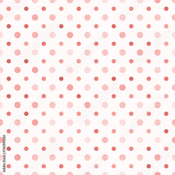 Obraz Polka Dot Background in pink