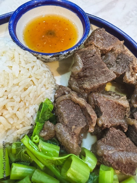 Obraz Meat Stew. Beef stewed