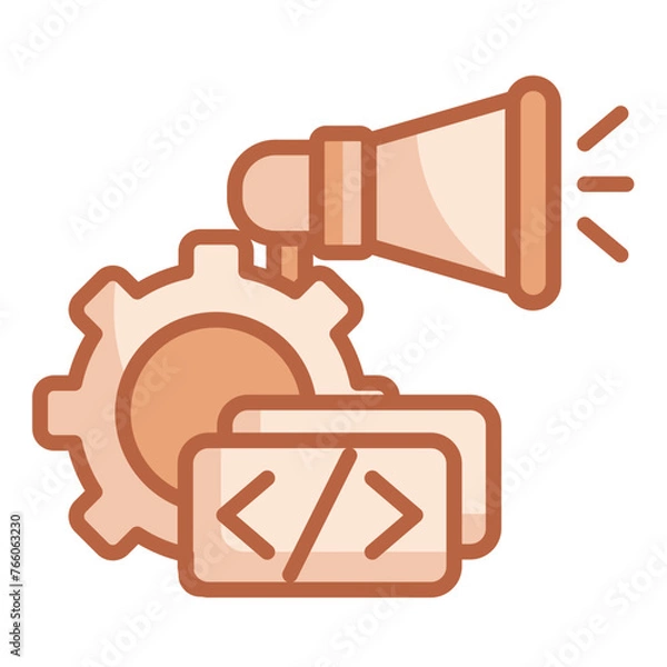 Fototapeta Software Icon