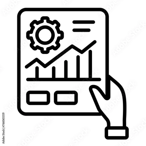 Fototapeta Reporting Icon