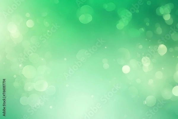 Fototapeta Abstract gradient smooth Bokeh emerald green color background image