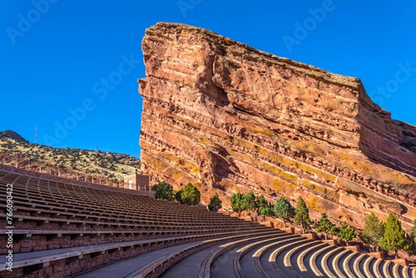 Obraz Red Rocks amphitheater - just outside of Denver,Colorado.