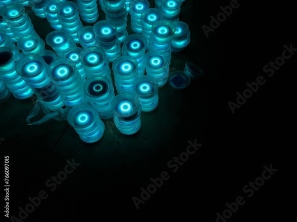 Obraz 3d render of a dna strand