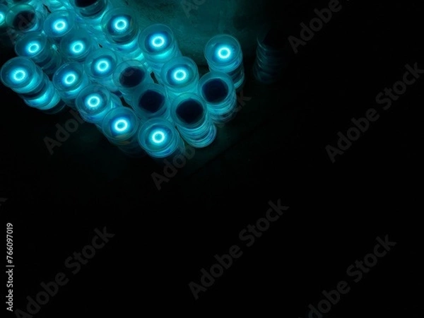 Obraz abstract blue background with circles