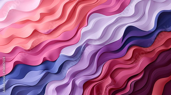 Fototapeta abstract background with waves, colorful abstract background with wavy shapes