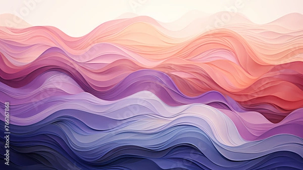 Fototapeta abstract background with waves, colorful abstract background with wavy shapes