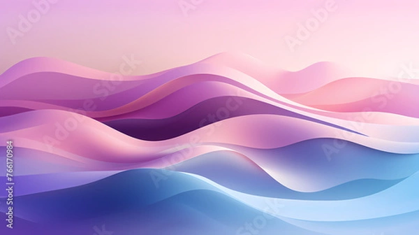 Fototapeta Comfortable light pastel color abstract shapes geometric pattern texture doodle graphics