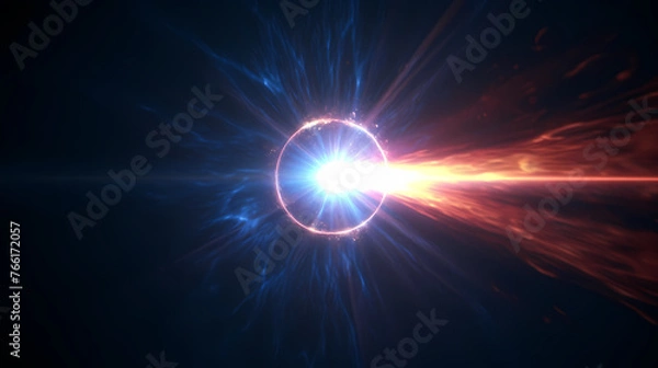 Fototapeta Abstract background with colorful glow