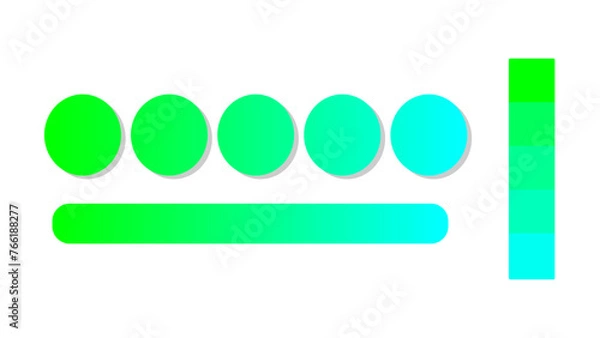 Fototapeta Abstract gradient background with green and blue color palette. Abstract illustration with gradient blur design. Blurred colored abstract background. Colorful gradient. Vector illustration