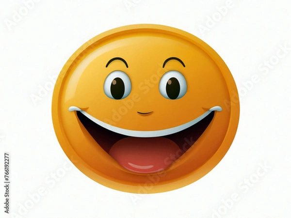 Obraz happy imoji icon 