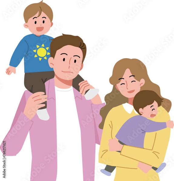 Fototapeta 부모와 자식