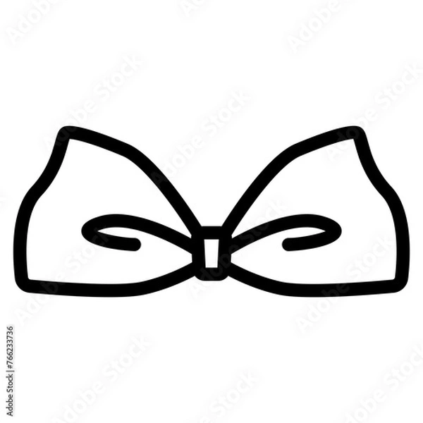 Obraz Bow ribbon icon
