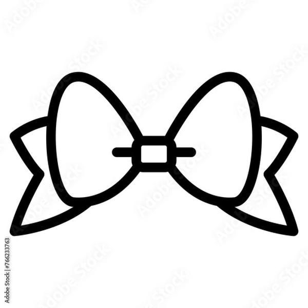 Obraz bow ribbon icon
