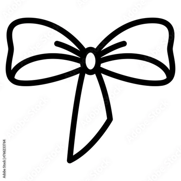 Obraz bow ribbon icon