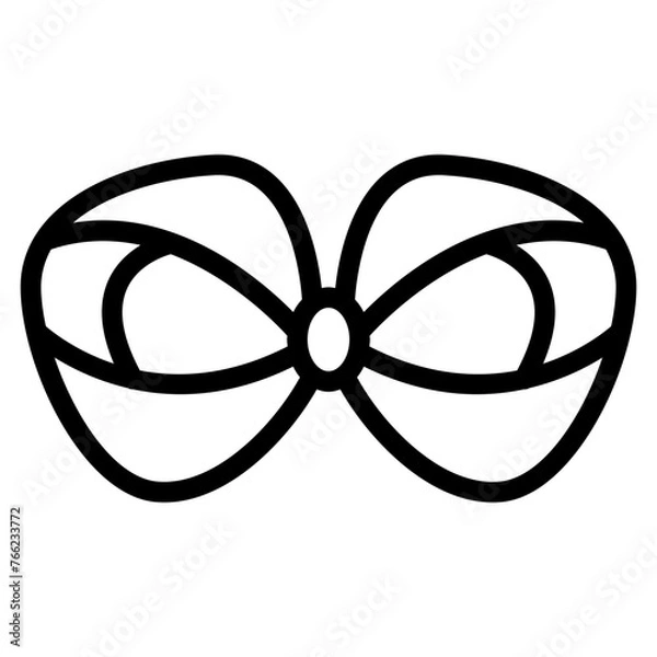Obraz bow ribbon icon