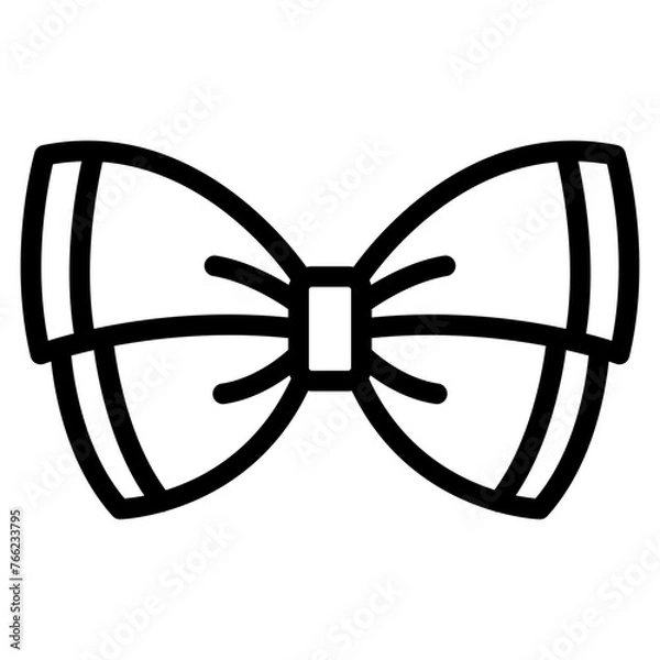 Obraz bow ribbon icon