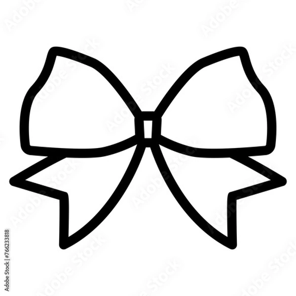 Obraz bow ribbon icon