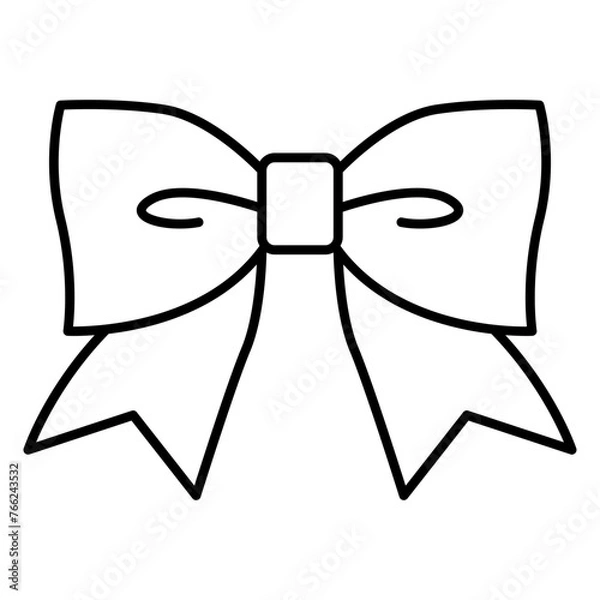 Obraz bow ribbon icon