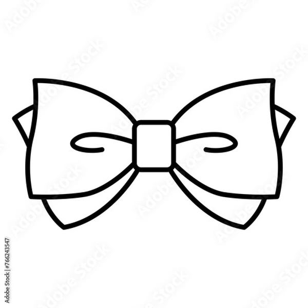 Obraz bow ribbon icon