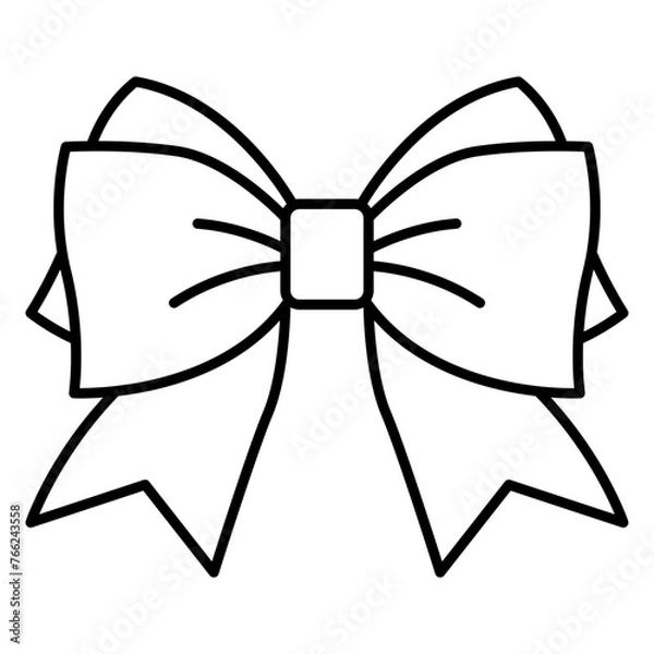 Obraz bow ribbon icon