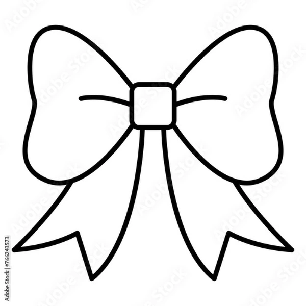 Obraz bow ribbon icon