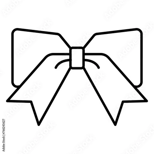 Obraz bow ribbon icon