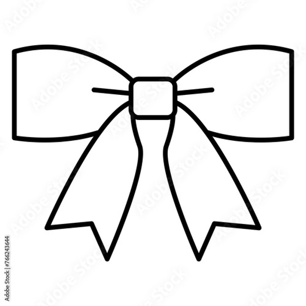 Obraz bow ribbon icon