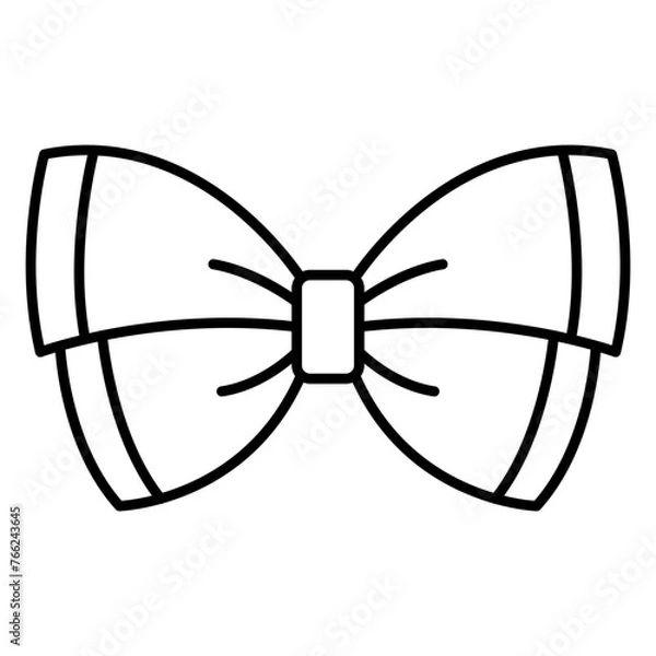 Obraz bow ribbon icon