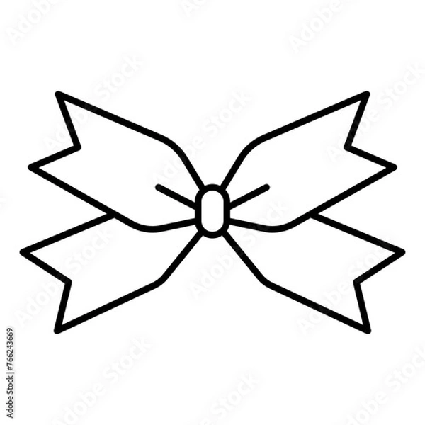 Obraz bow ribbon icon