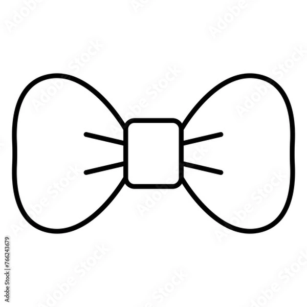 Obraz bow ribbon icon